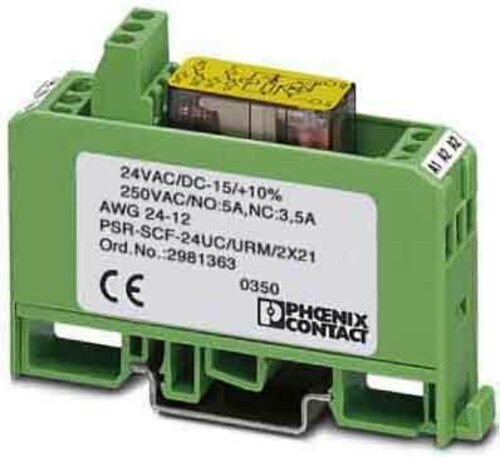 Phoenix Contact Not-Aus-Relais PSR-SCF-120 #2981376 Phoenix Contact Not-Aus-Relais PSR-SCF-120 #2981376