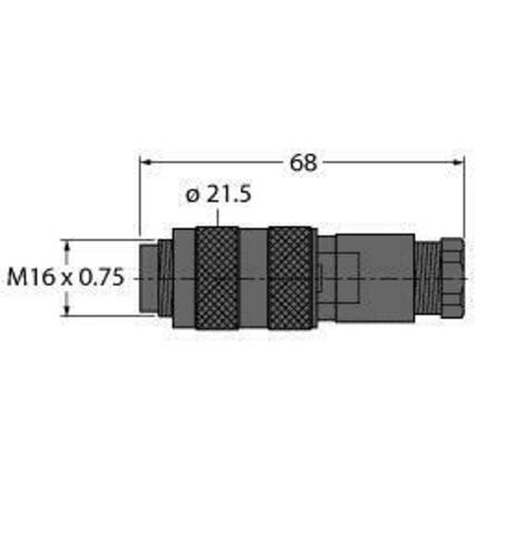 Turck Steckverbinder konfektionierbar BS81-0