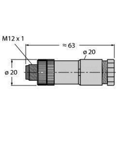 Turck Stecker DBS8141-0