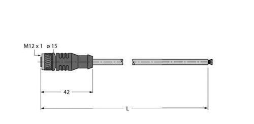 Turck RFID-Leitung Economy RK4.5T-2/S2503