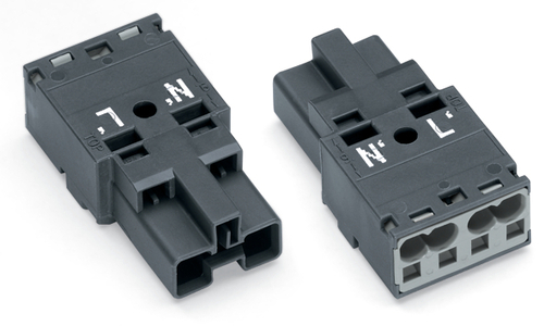 WAGO GmbH & Co. KG Stecker 2-polig Kod. L,dunkelgrau 770-1172