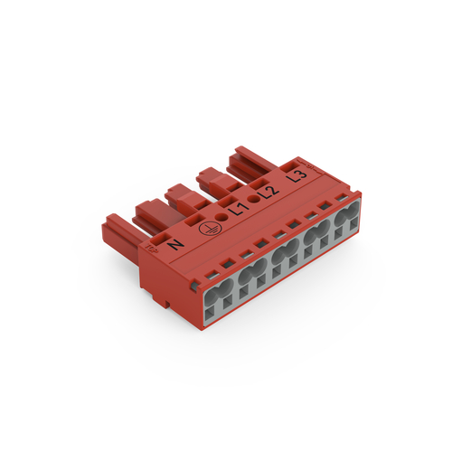 WAGO GmbH & Co. KG Buchse 5-polig 5-polig,Kod. P,rot 770-1305