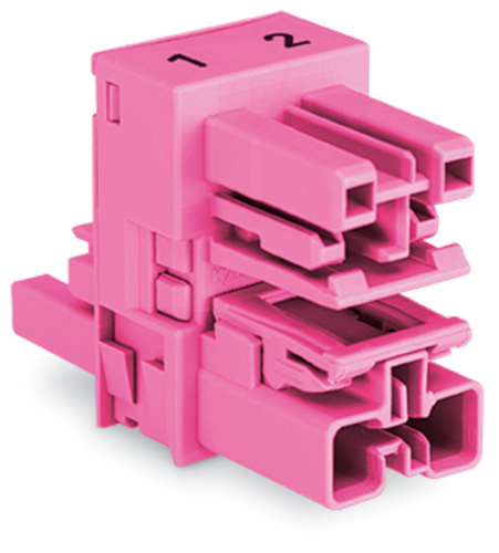 WAGO GmbH & Co. KG h-Verteiler 2-polig Kod. B,pink 770-1610