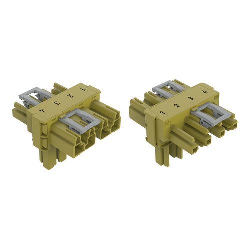 WAGO GmbH & Co. KG T-Verteiler 4-polig Kod. B,hellgrün 770-1632