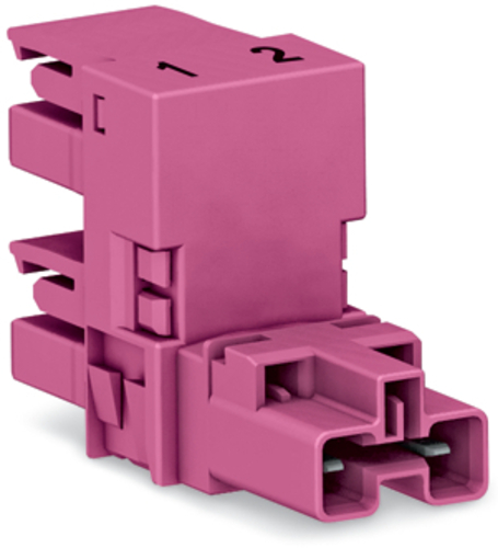 WAGO GmbH & Co. KG h-Verteiler 2-polig Kod. B,pink 770-1653