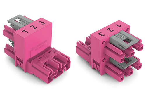 WAGO GmbH & Co. KG h-Verteiler 3-polig Kod. B,pink 770-1663