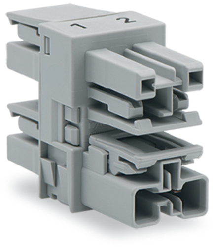 WAGO GmbH & Co. KG 3-fach-Verteiler 2-polig Kod. B,grau 770-1704