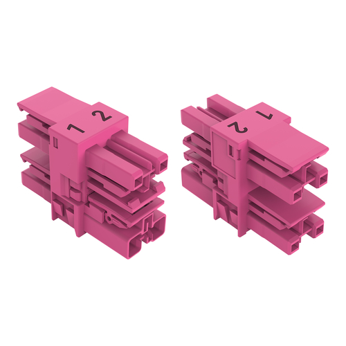WAGO GmbH & Co. KG 3-fach-Verteiler 2-polig Kod. B,pink 770-1706