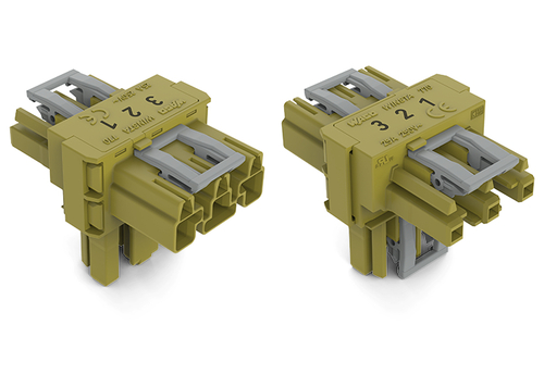 WAGO GmbH & Co. KG T-Verteiler 3-polig Kod. B,hellgrün 770-1712