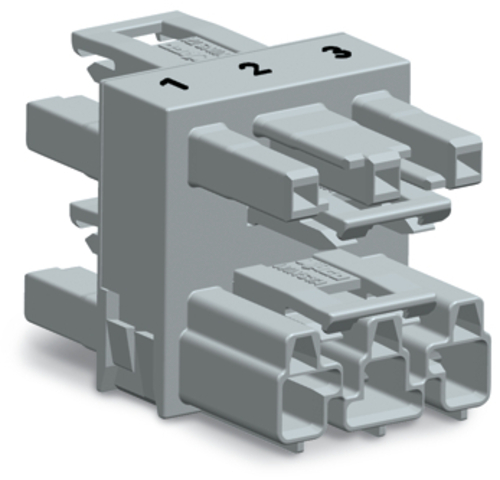 WAGO GmbH & Co. KG 3-fach-Verteiler 3-polig Kod. B,grau 770-1714