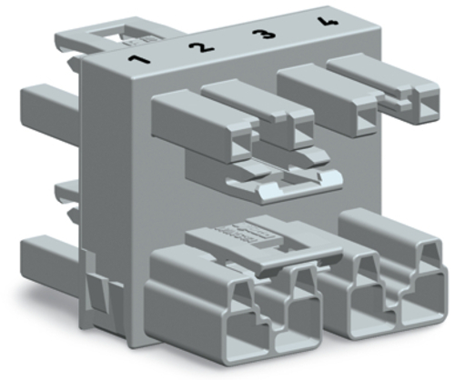 WAGO GmbH & Co. KG 3-fach-Verteiler 4-polig Kod. B,grau 770-1734