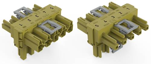 WAGO GmbH & Co. KG T-Verteiler 5-polig Kod. B,hellgrün 770-1742