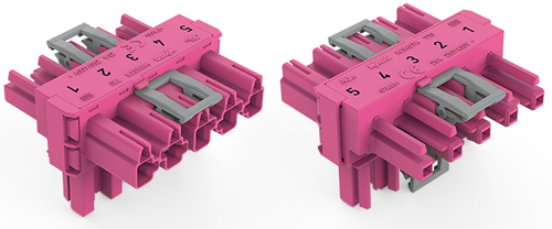 WAGO GmbH & Co. KG T-Verteiler 5-polig Kod. B,pink 770-1743