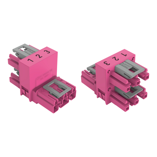 WAGO GmbH & Co. KG h-Verteiler 3-polig Kod. B,pink 770-1763