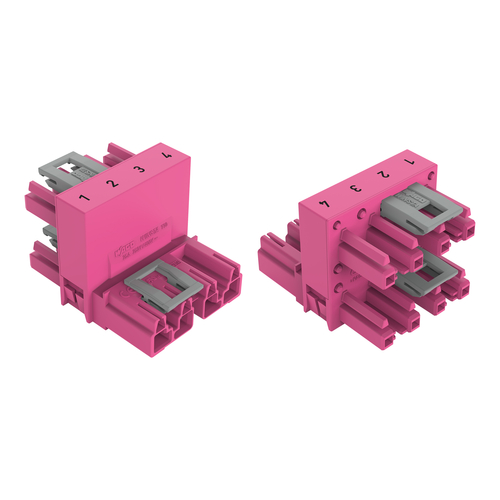 WAGO GmbH & Co. KG h-Verteiler 4-polig Kod. B,pink 770-1783
