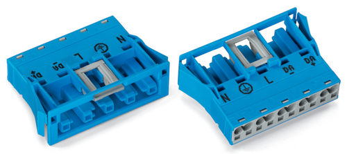 WAGO GmbH & Co. KG Snap-In-Buchse 5-polig,Kod. I,blau 770-2105