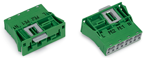 WAGO GmbH & Co. KG Snap-In-Stecker 4-polig,Kod. Q,grün 770-2334