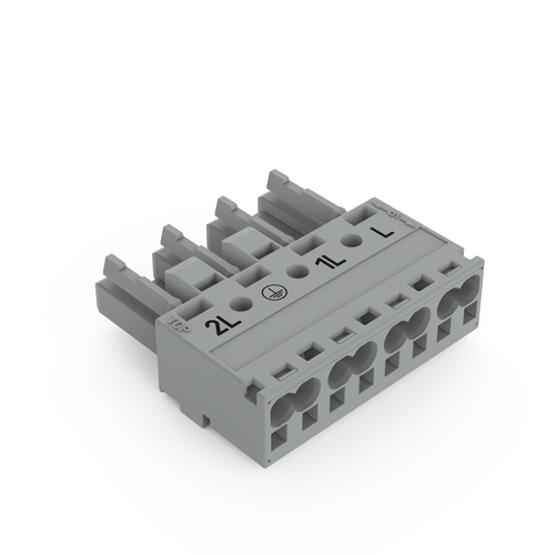 WAGO GmbH & Co. KG Buchse 4-polig Kod. B,grau 770-244/064-000