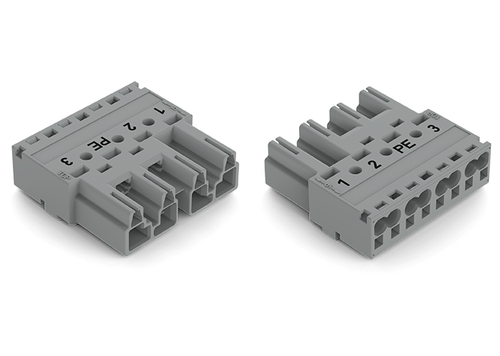 WAGO GmbH & Co. KG Stecker 4-polig Kod. B,grau 770-254/062-000