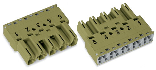 WAGO GmbH & Co. KG Stecker 5-polig Kod. B,hellgrün 770-275