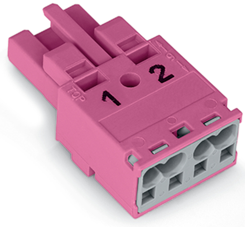WAGO GmbH & Co. KG Buchse 2-polig Kod. B,pink 770-282