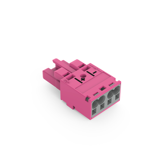 WAGO GmbH & Co. KG Buchse 2-polig Kod. B,pink 770-282/080-000
