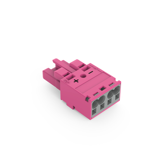 WAGO GmbH & Co. KG Buchse 2-polig Kod. B,pink 770-282/082-000