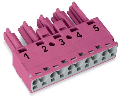 WAGO GmbH & Co. KG Buchse 5-polig Kod. B,pink 770-285