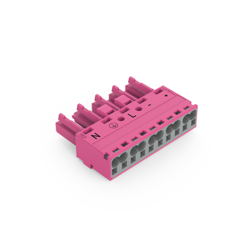 WAGO GmbH & Co. KG Buchse 5-polig Kod. B,pink 770-285/082-000