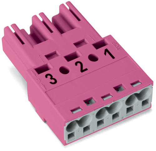 WAGO GmbH & Co. KG Stecker 3-polig Kod. B,pink 770-293