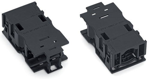 WAGO GmbH & Co. KG Zugentlastungsgehäuse Rastschelle,schwarz 770-503/035-000