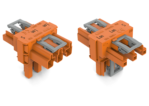 WAGO GmbH & Co. KG T-Verteiler 3-polig Kod. R,orange 770-670