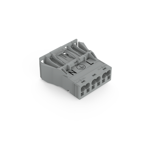 WAGO GmbH & Co. KG Snap-In-Stecker 3-polig,Kod. B,grau 770-753/060-000