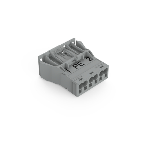 WAGO GmbH & Co. KG Snap-In-Stecker 3-polig,Kod. B,grau 770-753/062-000