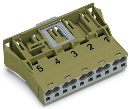 WAGO GmbH & Co. KG Snap-In-Stecker 5-polig,Kod. B,hgn 770-775 WAGO GmbH & Co. KG Snap-In-Stecker 5-polig,Kod. B,hgn 770-775