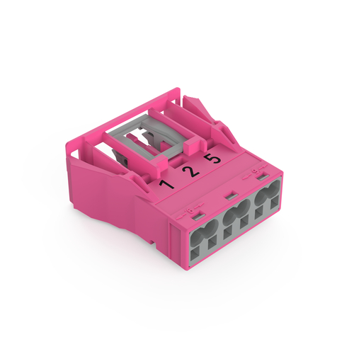 WAGO GmbH & Co. KG Snap-In-Buchse 3-polig,Kod. B,pink 770-783/081-000 WAGO GmbH & Co. KG Snap-In-Buchse 3-polig,Kod. B,pink 770-783/081-000