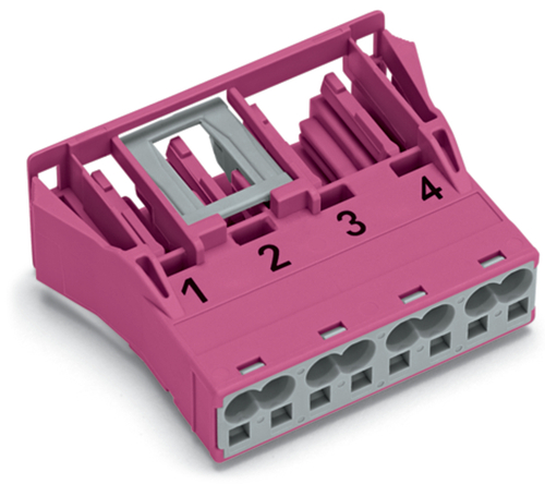 WAGO GmbH & Co. KG Snap-In-Buchse 4-polig,Kod. B,pink 770-784 WAGO GmbH & Co. KG Snap-In-Buchse 4-polig,Kod. B,pink 770-784