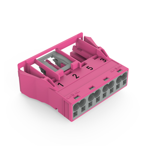 WAGO GmbH & Co. KG Snap-In-Buchse 4-polig,Kod. B,pink 770-784/081-000 WAGO GmbH & Co. KG Snap-In-Buchse 4-polig,Kod. B,pink 770-784/081-000