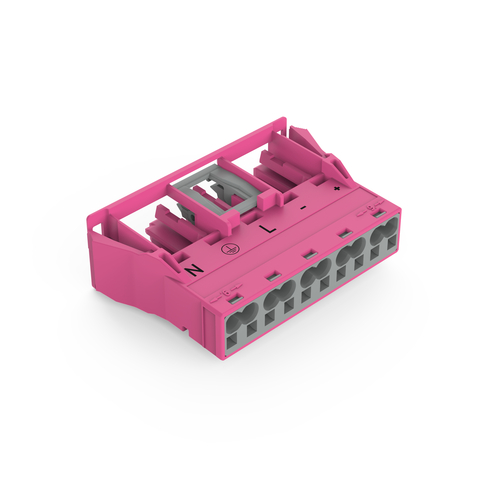 WAGO GmbH & Co. KG Snap-In-Buchse 5-polig,Kod. B,pink 770-785/082-000 WAGO GmbH & Co. KG Snap-In-Buchse 5-polig,Kod. B,pink 770-785/082-000
