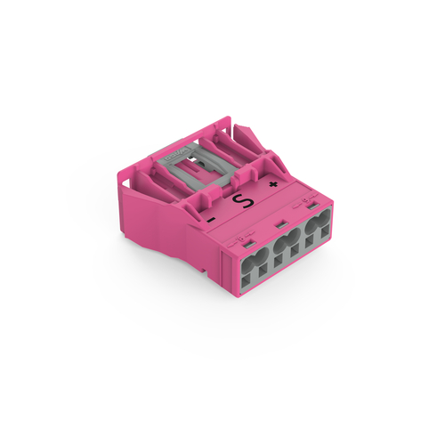 WAGO GmbH & Co. KG Snap-In-Stecker 3-polig,Kod. B,pink 770-793/082-000 WAGO GmbH & Co. KG Snap-In-Stecker 3-polig,Kod. B,pink 770-793/082-000