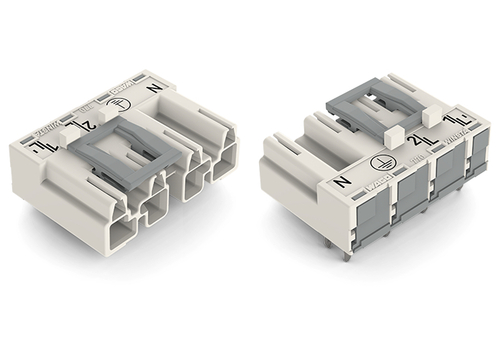 WAGO GmbH & Co. KG Stecker für Leiterplatten 4-polig,weiß 770-834/011-000