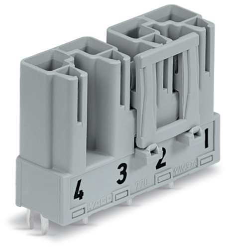 WAGO GmbH & Co. KG Stecker für Leiterplatten 4-polig,grau 770-854