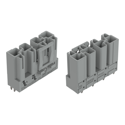 WAGO GmbH & Co. KG Stecker für Leiterplatten 4-polig,grau 770-854/060-000