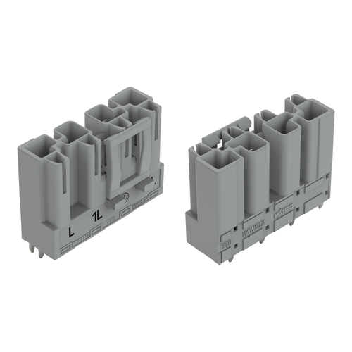 WAGO GmbH & Co. KG Stecker für Leiterplatten 4-polig,grau 770-854/064-000
