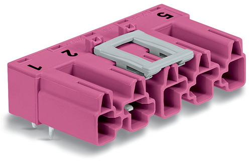 WAGO GmbH & Co. KG Stecker für Leiterplatten 5-polig,pink 770-895/011-000