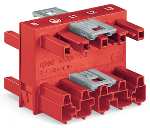 WAGO GmbH & Co. KG 3-fach-Verteiler 5-polig Kod. P,rot 770-909