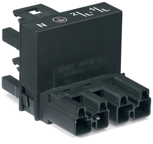 WAGO GmbH & Co. KG h-Verteiler 4-polig Kod. A,schwarz 770-944