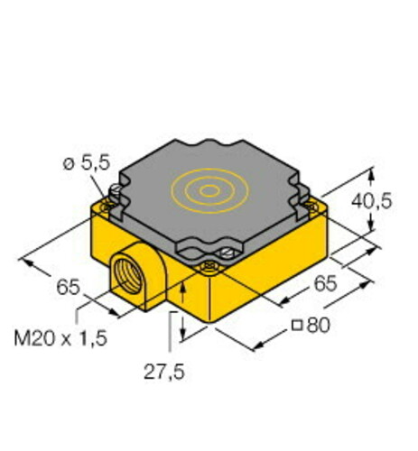 Turck Sensor induktiv NI40-CP80-Y1