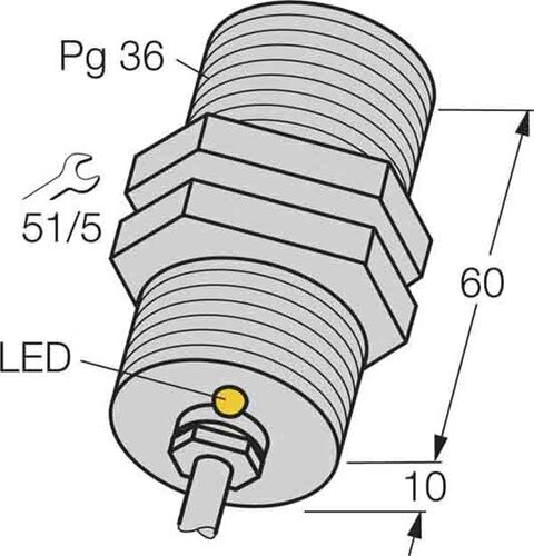 Turck Sensor induktiv BI20-G47-Y1