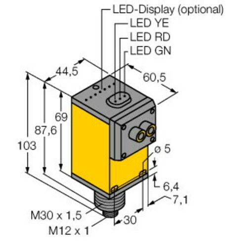 Turck Optoelektronischer Sensor Q45BB6FQ5